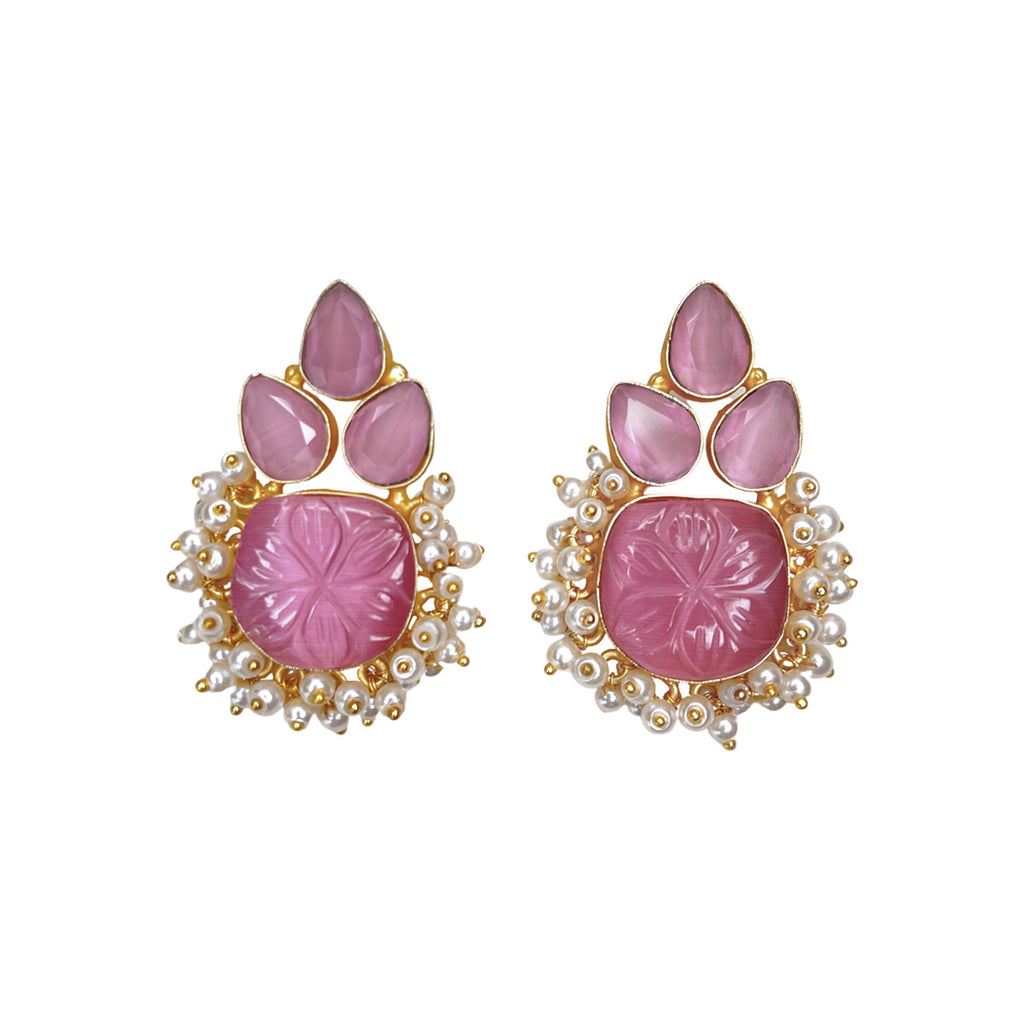 Aurora Earrings - Pink