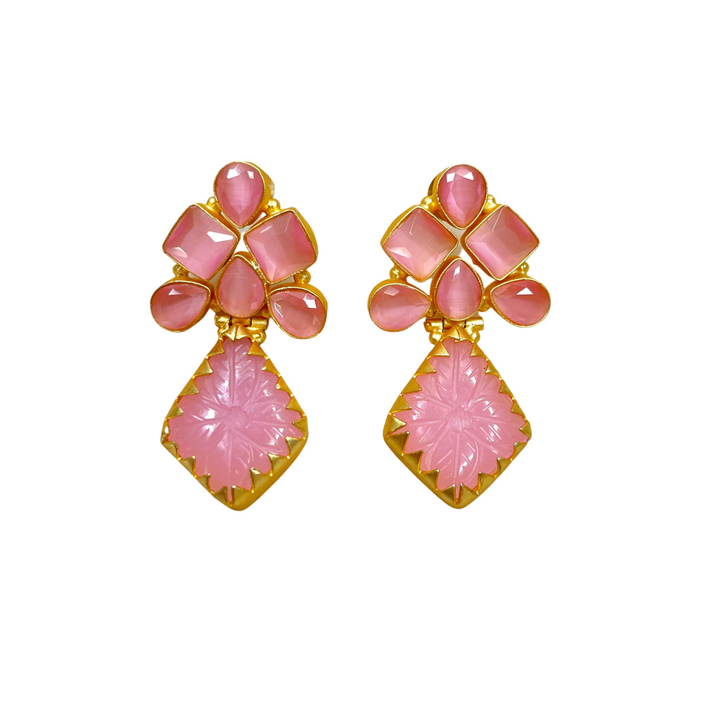 Lila Earrings - Pink